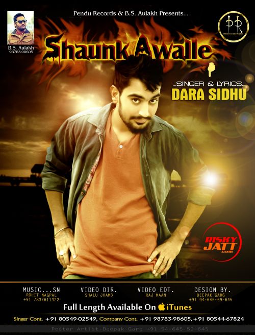 download Shaunk Awalle Dara Sidhu mp3 song ringtone, Shaunk Awalle Dara Sidhu full album download