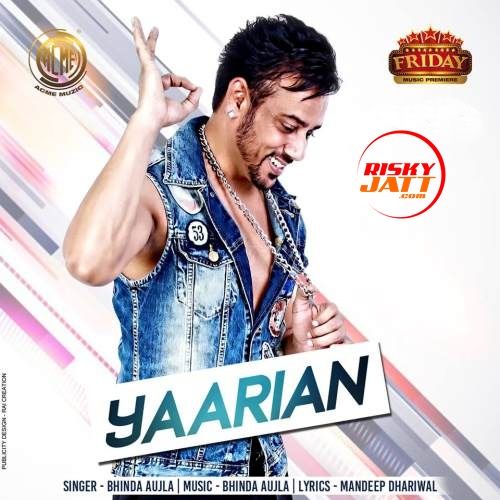 download Yaarian Bhinda Aujla mp3 song ringtone, Yaarian Bhinda Aujla full album download