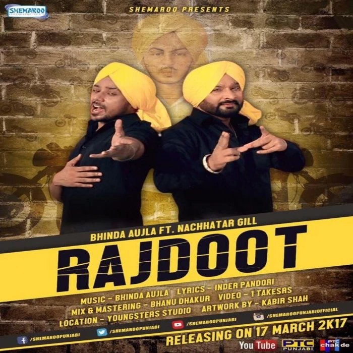 download Rajdoot Bhinda Aujla, Nachhatar Gill mp3 song ringtone, Rajdoot Bhinda Aujla, Nachhatar Gill full album download