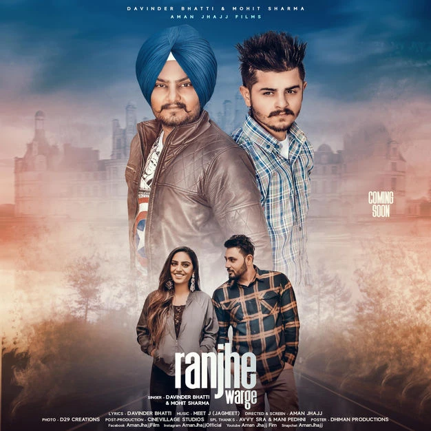 download Ranjhe Warge Mohit Sharma, Davinder Bhatti mp3 song ringtone, Ranjhe Warge Mohit Sharma, Davinder Bhatti full album download