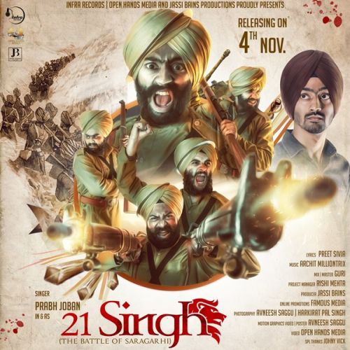 download 21 Singh (The Battle Of Saragarhi) Prabh Joban mp3 song ringtone, 21 Singh (The Battle Of Saragarhi) Prabh Joban full album download