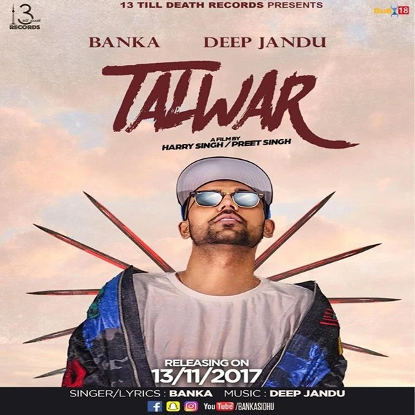download Talwar Banka, Deep Jandu mp3 song ringtone, Talwar Banka, Deep Jandu full album download