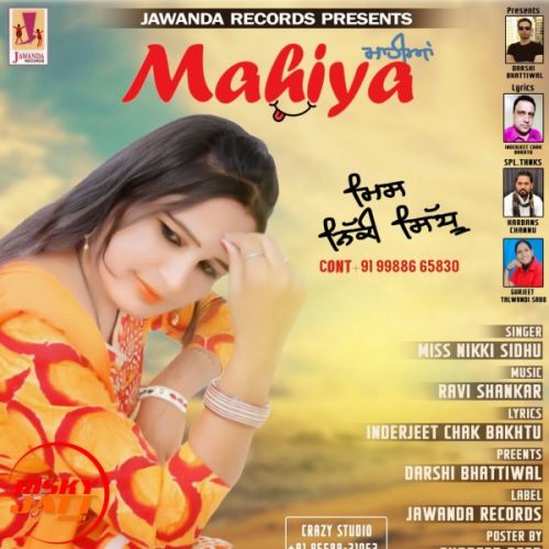 download Mahiya Miss Nikki Sidhu mp3 song ringtone, Mahiya Miss Nikki Sidhu full album download