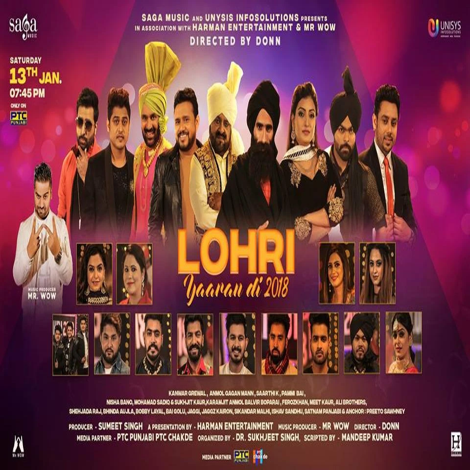 download Maalaka Izzata Feroz Khan mp3 song ringtone, Lohri Yaaran Di 2018 Feroz Khan full album download