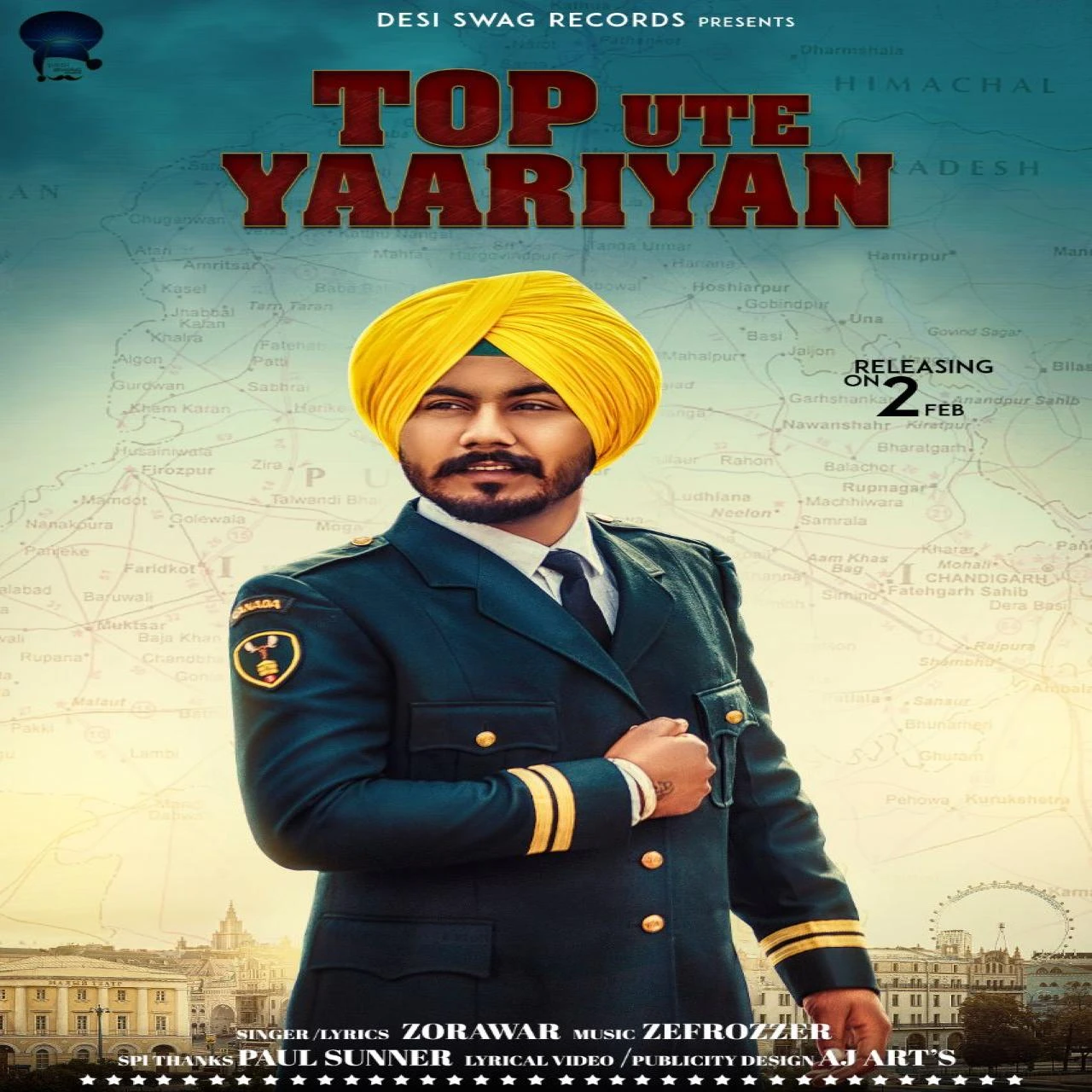 download Top Ute Yaariyan Zorawar mp3 song ringtone, Top Ute Yaariyan Zorawar full album download