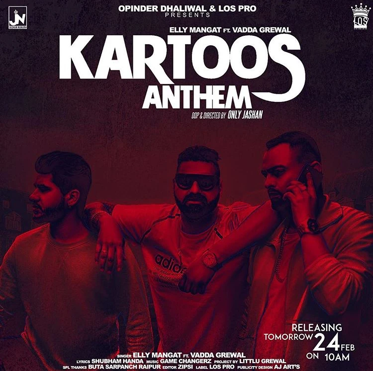 download Kartoos Anthem Elly Mangat, Vadda Grewal mp3 song ringtone, Kartoos Anthem Elly Mangat, Vadda Grewal full album download