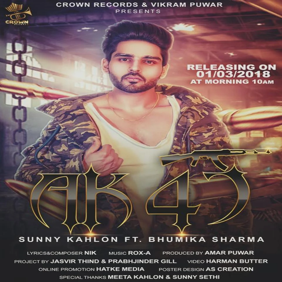download AK 47 Sunny Kahlon, Bhumika Sharma mp3 song ringtone, AK 47 Sunny Kahlon, Bhumika Sharma full album download
