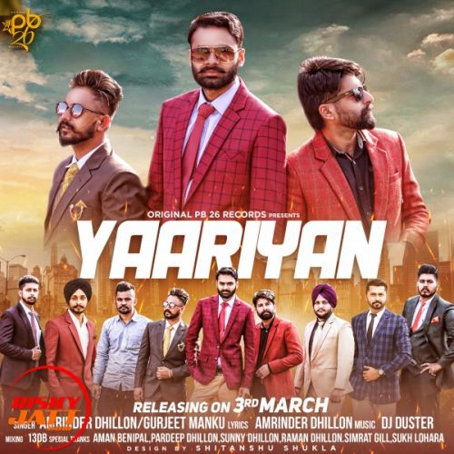 download Yaariyan Amrinder Dhillon, Gurjeet Manku mp3 song ringtone, Yaariyan Amrinder Dhillon, Gurjeet Manku full album download