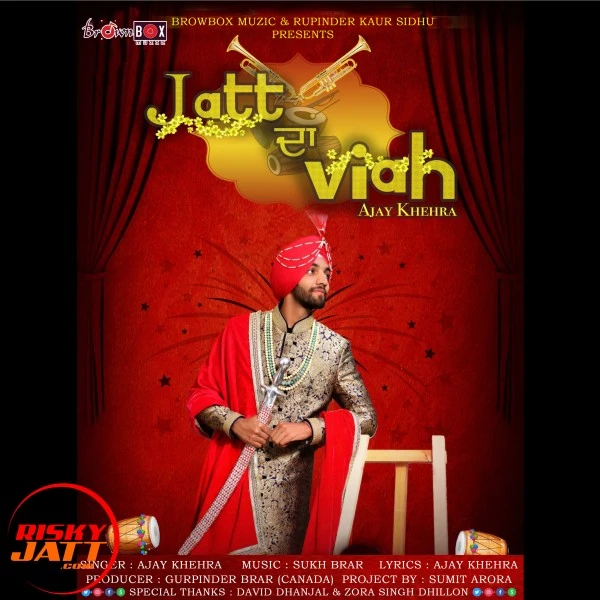 download Jatt Da Viah Ajay Khehra mp3 song ringtone, Jatt Da Viah Ajay Khehra full album download