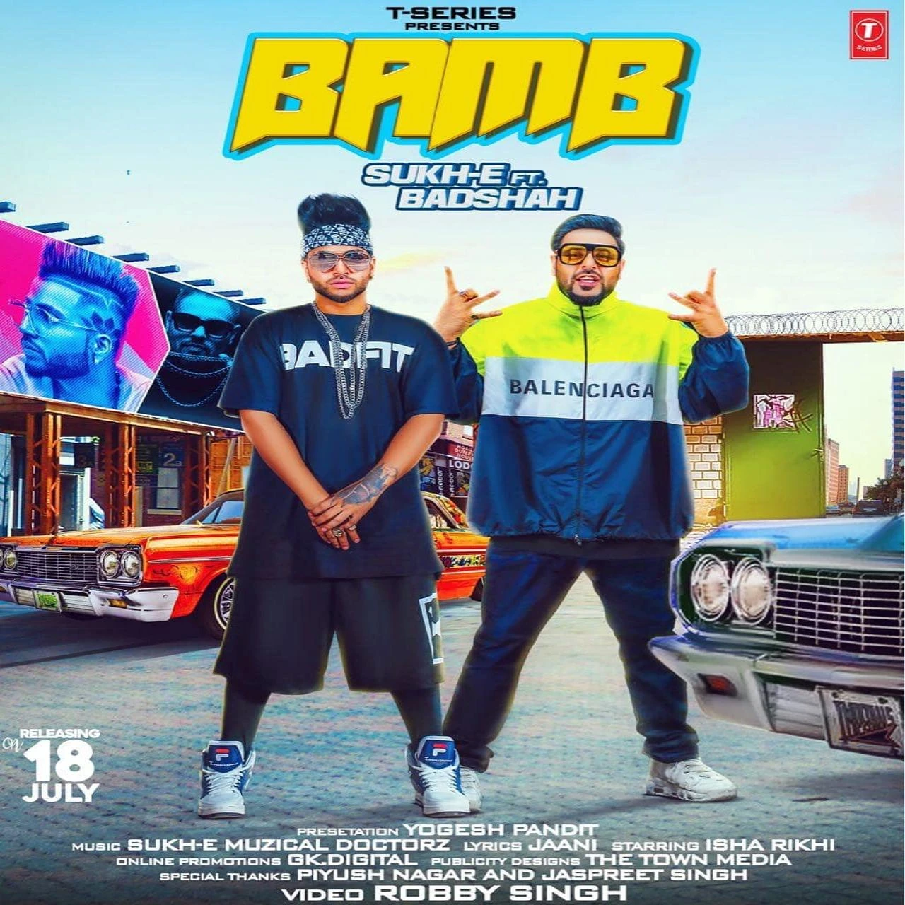 download Bamb Sukh E Muzical Doctorz, Badshah mp3 song ringtone, Bomb Sukh E Muzical Doctorz, Badshah full album download