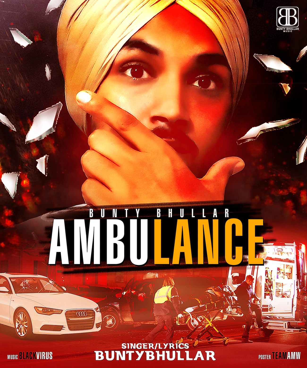 download Ambulance Bunty Bhullar mp3 song ringtone, Ambulance Bunty Bhullar full album download