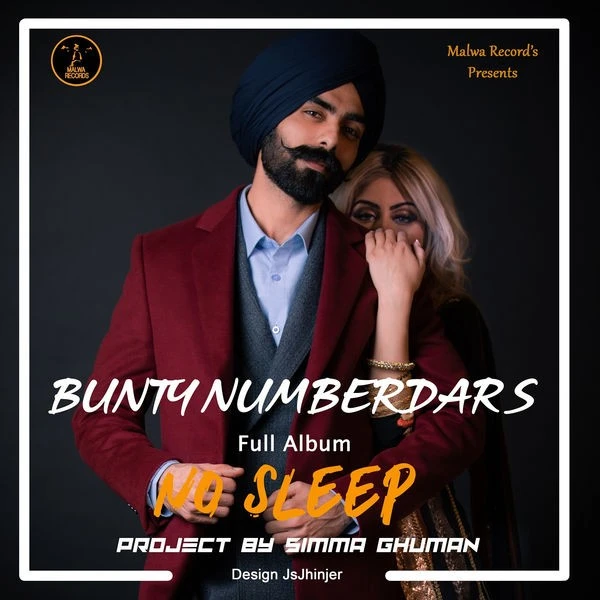 download Vech Faslan Bunty Numberdar mp3 song ringtone, No Sleep Bunty Numberdar full album download