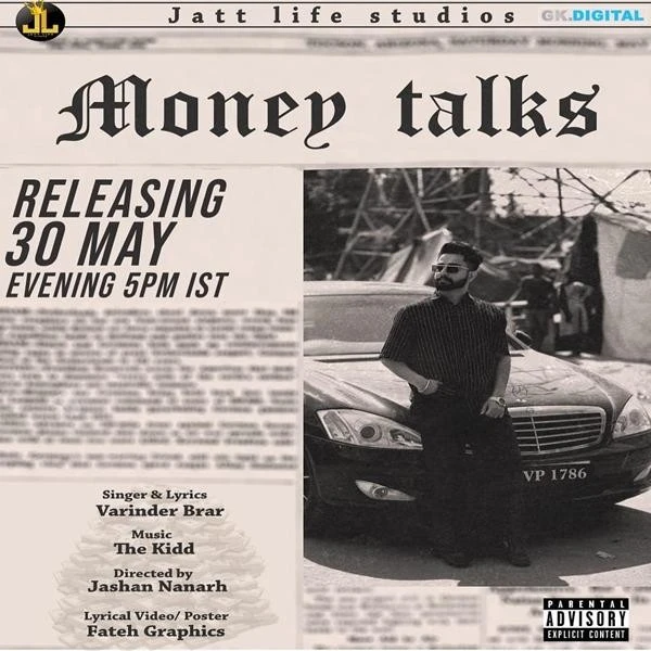 download Money Talks Varinder Brar mp3 song ringtone, Money Talks Varinder Brar full album download