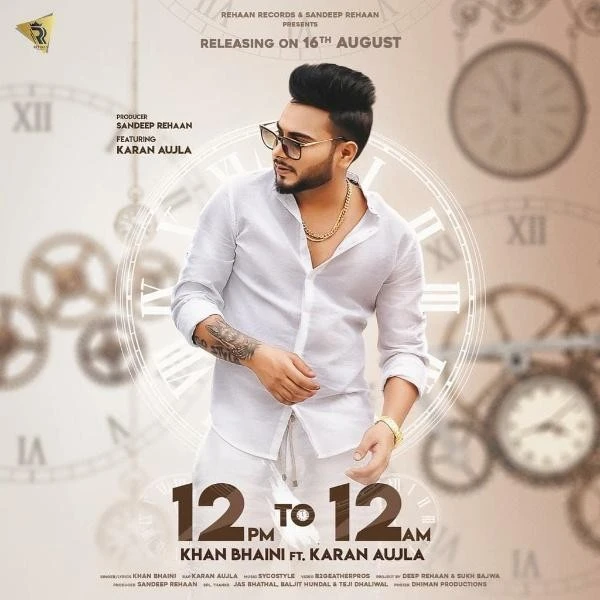 download 12 PM to 12 AM Khan Bhaini, Karan Aujla mp3 song ringtone, 12 PM to 12 AM Khan Bhaini, Karan Aujla full album download