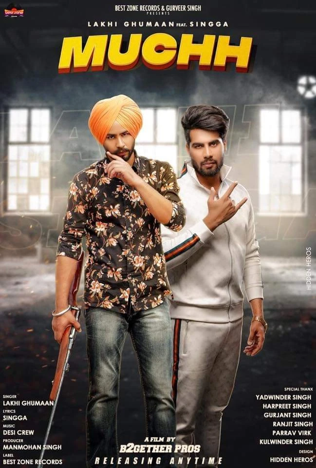 download Muchh Lakhi Ghumaan, Singga mp3 song ringtone, Muchh Lakhi Ghumaan, Singga full album download