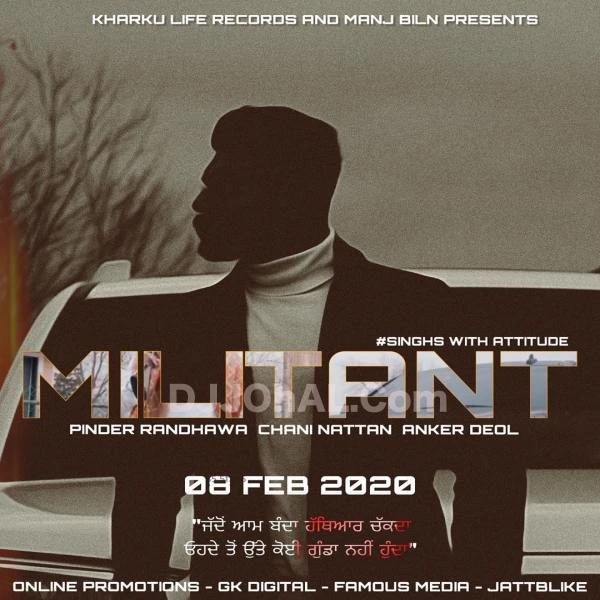 download Militant Pinder Randhawa, Chani Nattan mp3 song ringtone, Militant Pinder Randhawa, Chani Nattan full album download