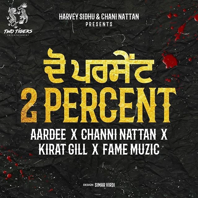 download 2 Percent Aardee, Chani Nattan mp3 song ringtone, 2 Percent Aardee, Chani Nattan full album download