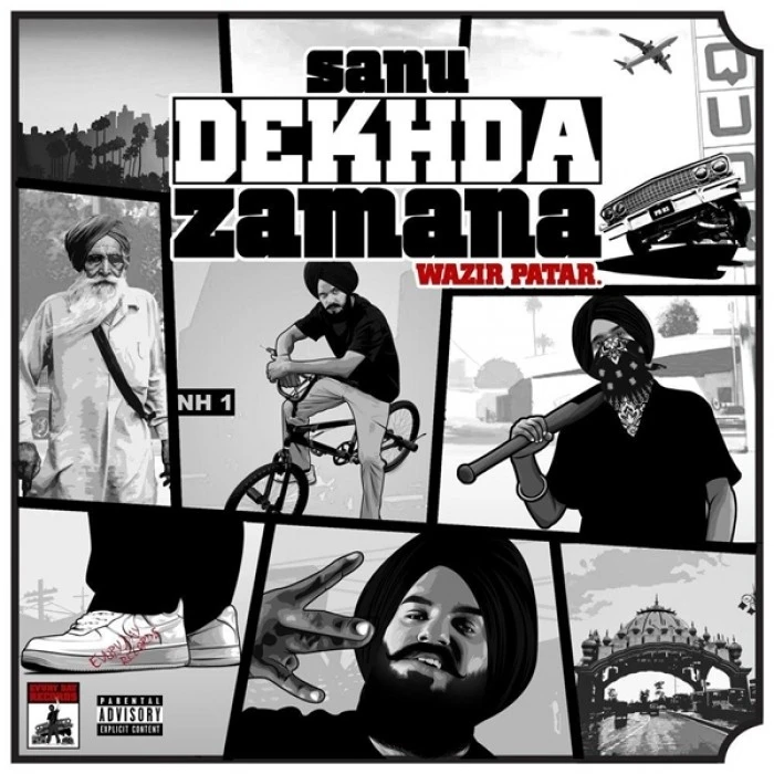 download Wahzir Nation Guri Gill mp3 song ringtone, Sanu Dekhda Zamana Guri Gill full album download
