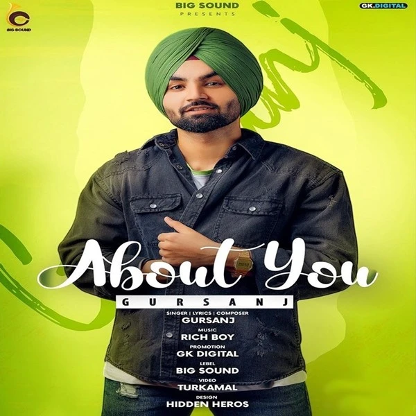 download About You Gursanj mp3 song ringtone, About You Gursanj full album download