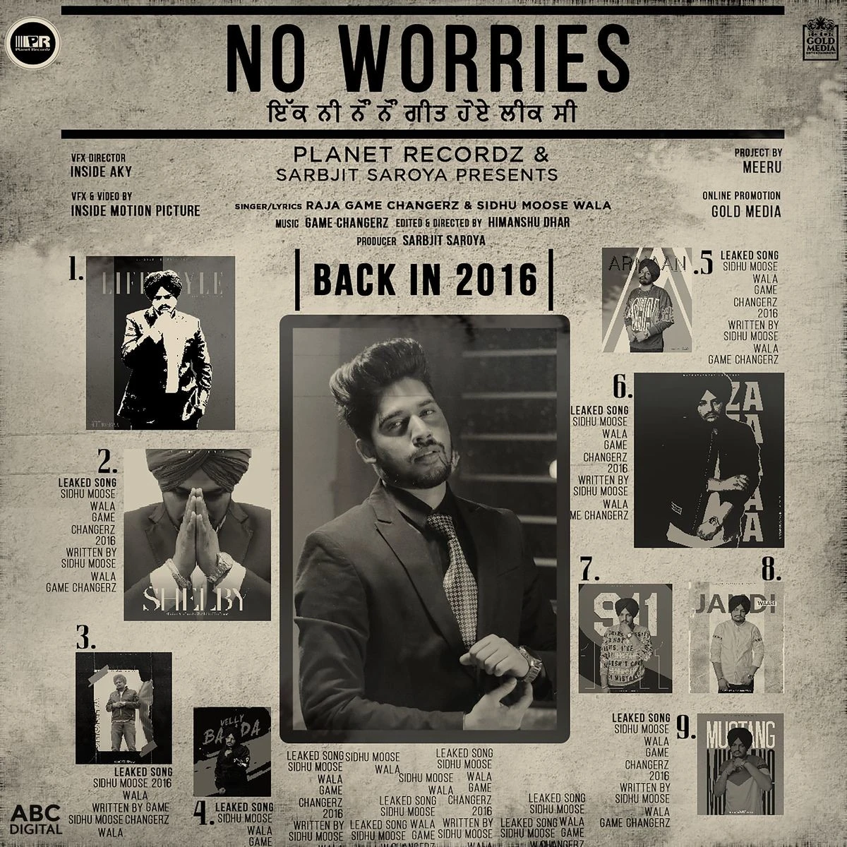 download No Worries Sidhu Moose Wala, Raja Game Changerz mp3 song ringtone, No Worries Sidhu Moose Wala, Raja Game Changerz full album download