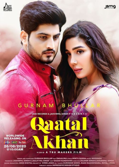 download Qaatal Akhan Gurnam Bhullar mp3 song ringtone, Qaatal Akhan Gurnam Bhullar full album download