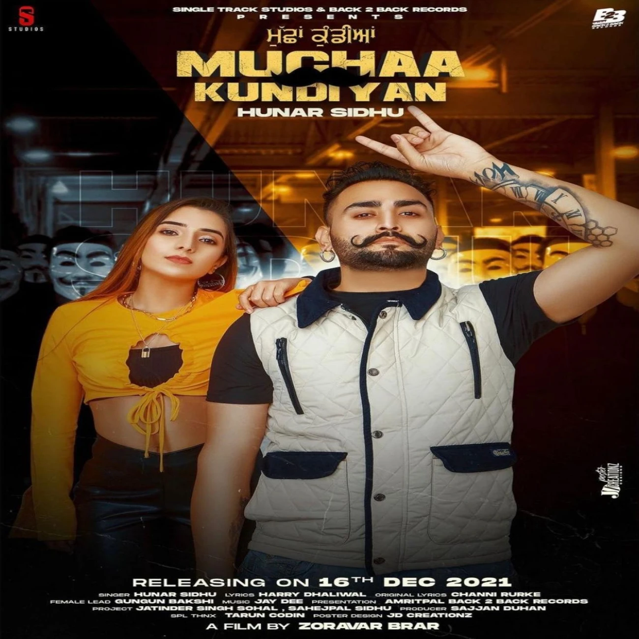 download Muchaa Kundiyan Hunar Sidhu mp3 song ringtone, Muchaa Kundiyan Hunar Sidhu full album download