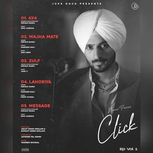 download Message Nirvair Pannu mp3 song ringtone, Click - EP Nirvair Pannu full album download
