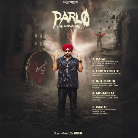 download Parlo Manavgeet Gill mp3 song ringtone, Parlo (The Apocalypse) Manavgeet Gill full album download
