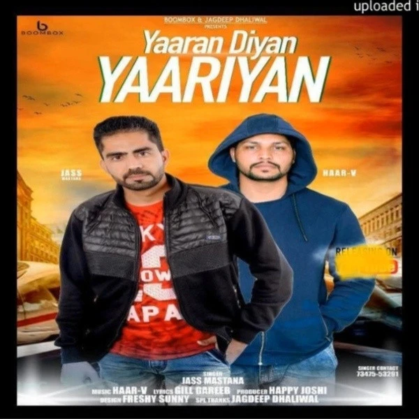 download Yaaran Diyan Yaariyan Jass Mastana mp3 song ringtone, Yaaran Diyan Yaariyan Jass Mastana full album download