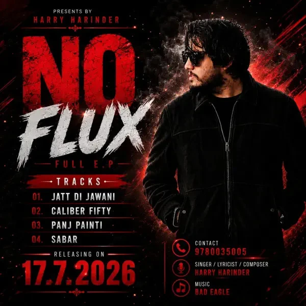 download Sabar Harry Harinder mp3 song ringtone, No Flux - EP Harry Harinder full album download